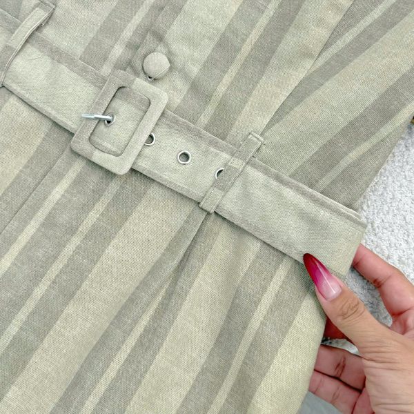 Đầm Linen Bột Thiết Kế TuTu Store Phù Hợp Đi Chơi Dành Cho Nữ - Mã D1090