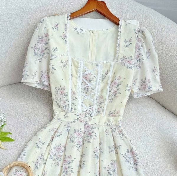 Đầm Xô Cotton Thiết Kế TuTu Store Phù Hợp Đi Làm Dành Cho Nữ - Mã D1248