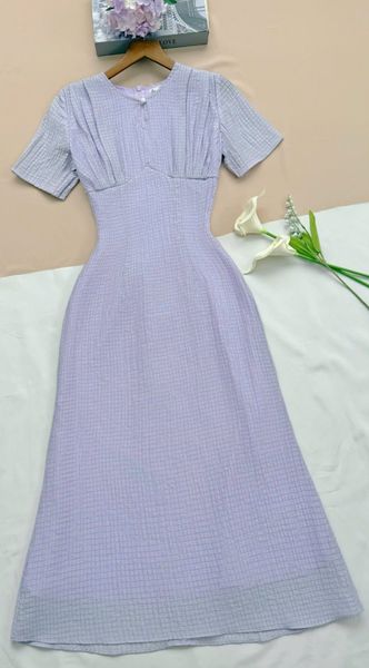 Đầm Tơ Caro Thiết Kế TuTu Store Phù Hợp Đi Chơi Dành Cho Nữ - Mã D1125
