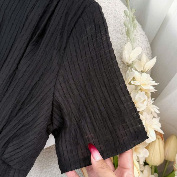 Đầm Tơ Caro Thiết Kế TuTu Store Phù Hợp Đi Chơi Dành Cho Nữ - Mã D1125
