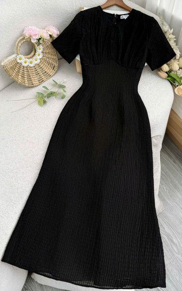 Đầm Tơ Caro Thiết Kế TuTu Store Phù Hợp Đi Chơi Dành Cho Nữ - Mã D1125