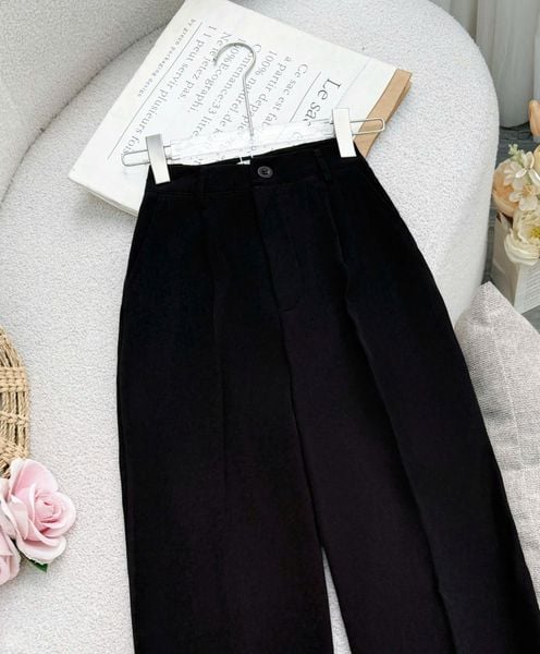 Quần Dài Chéo Nhung Hàn Công Sở Phù Hợp Đi Làm Thiết Kế TuTu Store Dành Cho Nữ - Mã QS547