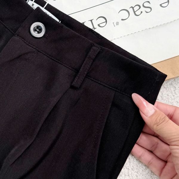 Quần Dài Chéo Nhung Hàn Công Sở Phù Hợp Đi Làm Thiết Kế TuTu Store Dành Cho Nữ - Mã QS547