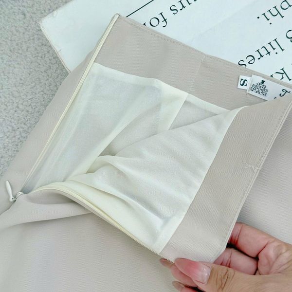 Chân Váy Cotton Chéo Thiết Kế TuTu Store Dành Cho Nữ - Mã V166