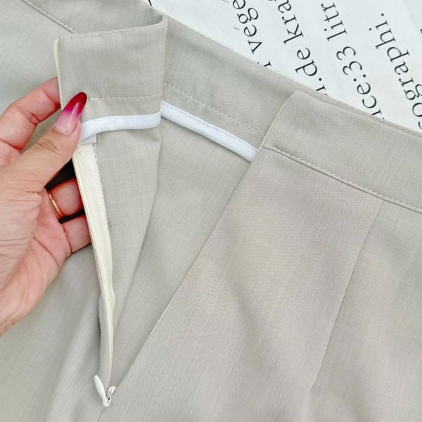 Chân Váy Cotton Hàn Không Lót Phù Hợp Đi Làm Thiết Kế TuTu Store Dành Cho Nữ -Mã V173
