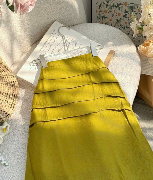 Chân Váy Set Đũi Phồng Phù Hợp Đi Chơi Thiết Kế TuTu Store Dành Cho Nữ -Mã VS555