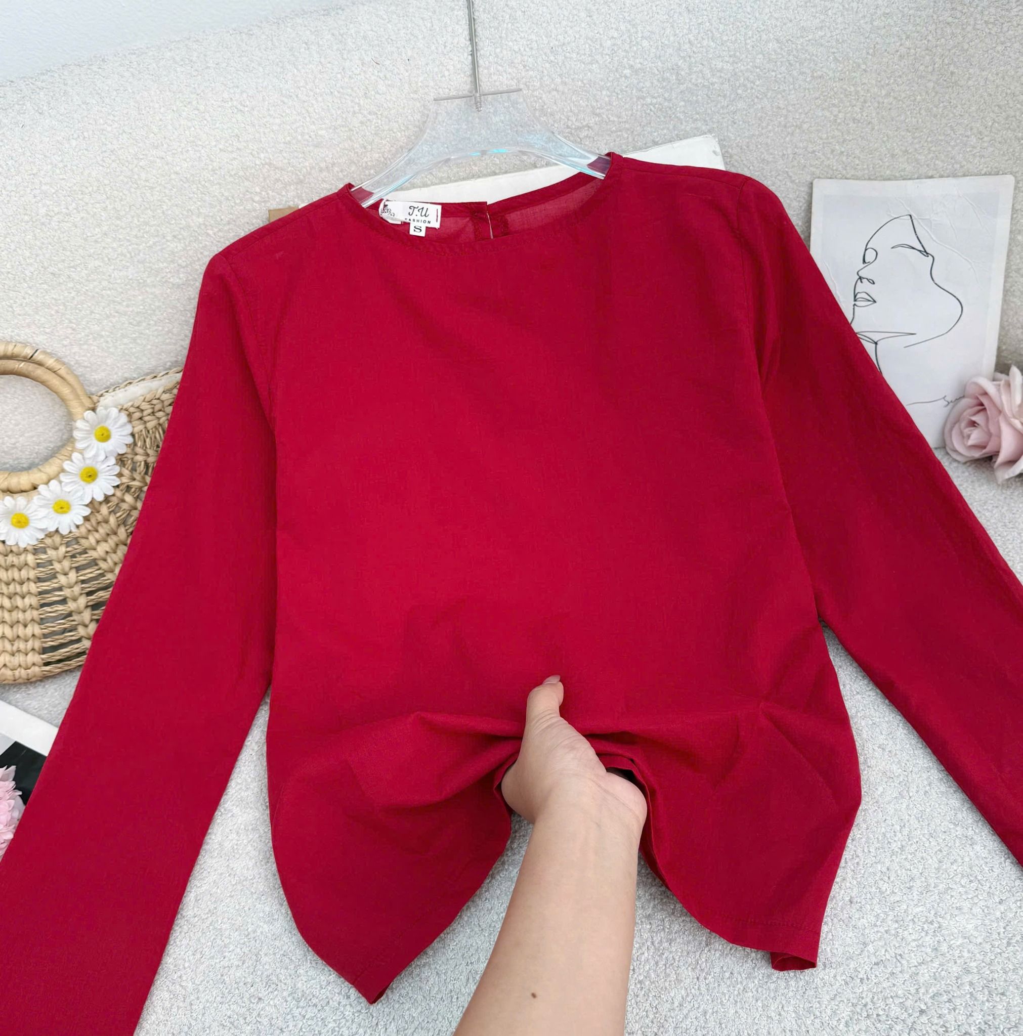 Áo Kate Bột Thiết Kế TuTu Store Dành Cho Nữ - Mã A449