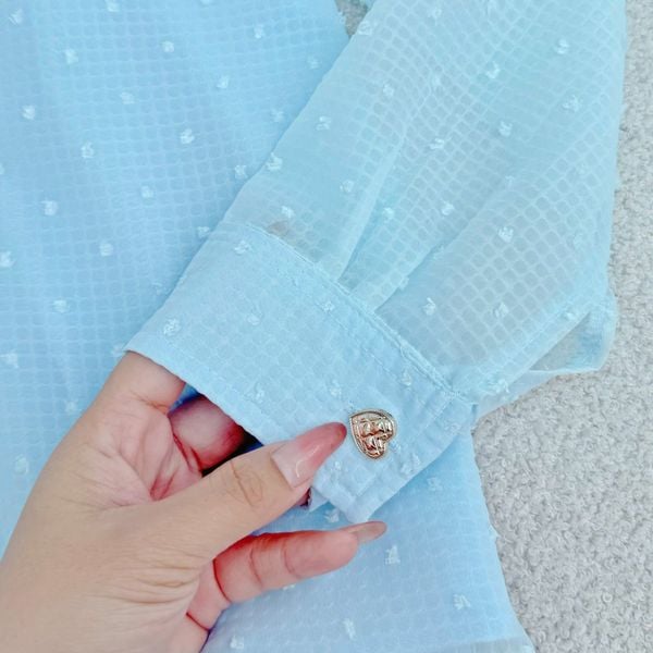 Áo Bánh Bèo Voan Hạt Phù Hợp Đi Chơi Thiết Kế TuTu Store Dành Cho Nữ -Mã A478
