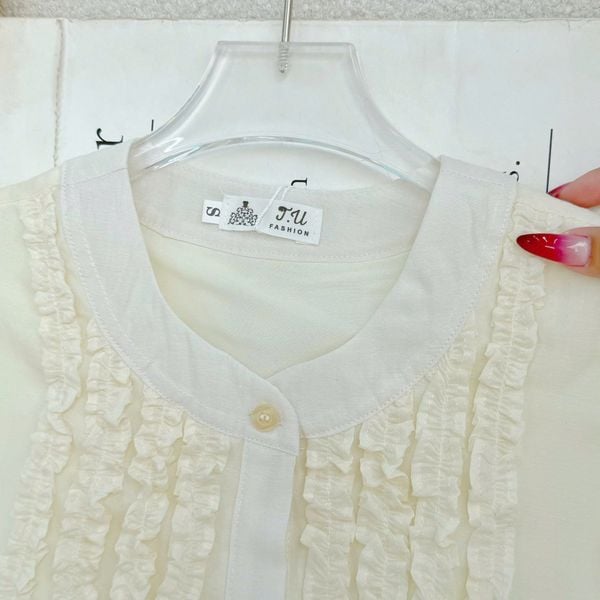 Áo Đũi Phồng Nút Thật Thiết Kế TuTu Store Phù Hợp Để Đi Tiệc Dành Cho Nữ - Mã A483