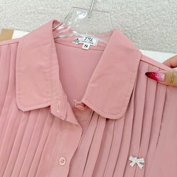 Áo Sơ Mi Lụa Nhật Thiết Kế TuTu Store Phù Hợp Đi Làm Dành Cho Nữ - Mã A484