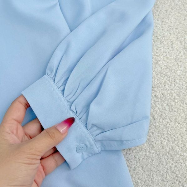 Áo Sơ Mi Lụa Nhật Thiết Kế TuTu Store Phù Hợp Đi Làm Dành Cho Nữ - Mã A484