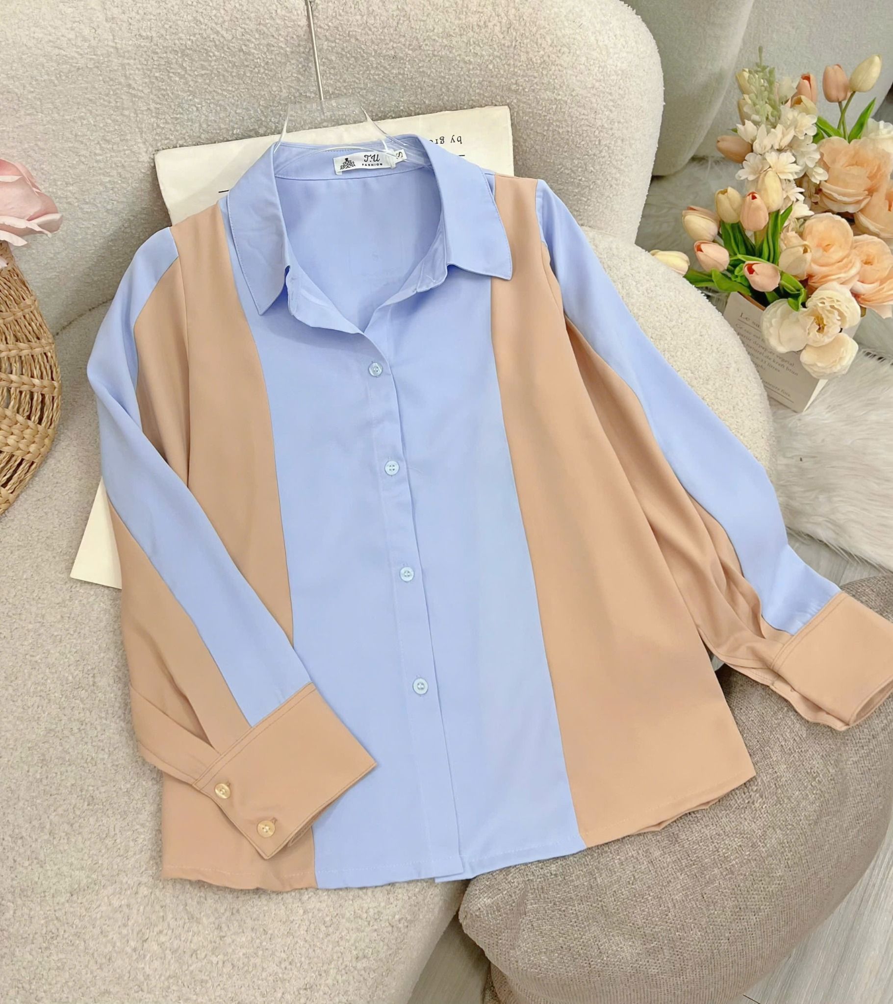 Áo Sơ Mi  Thiết Kế TuTu Store Mã AS392