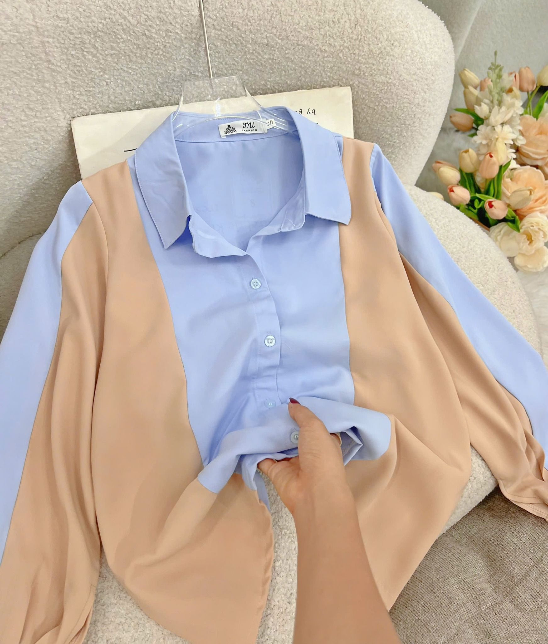 Áo Sơ Mi  Thiết Kế TuTu Store Mã AS392