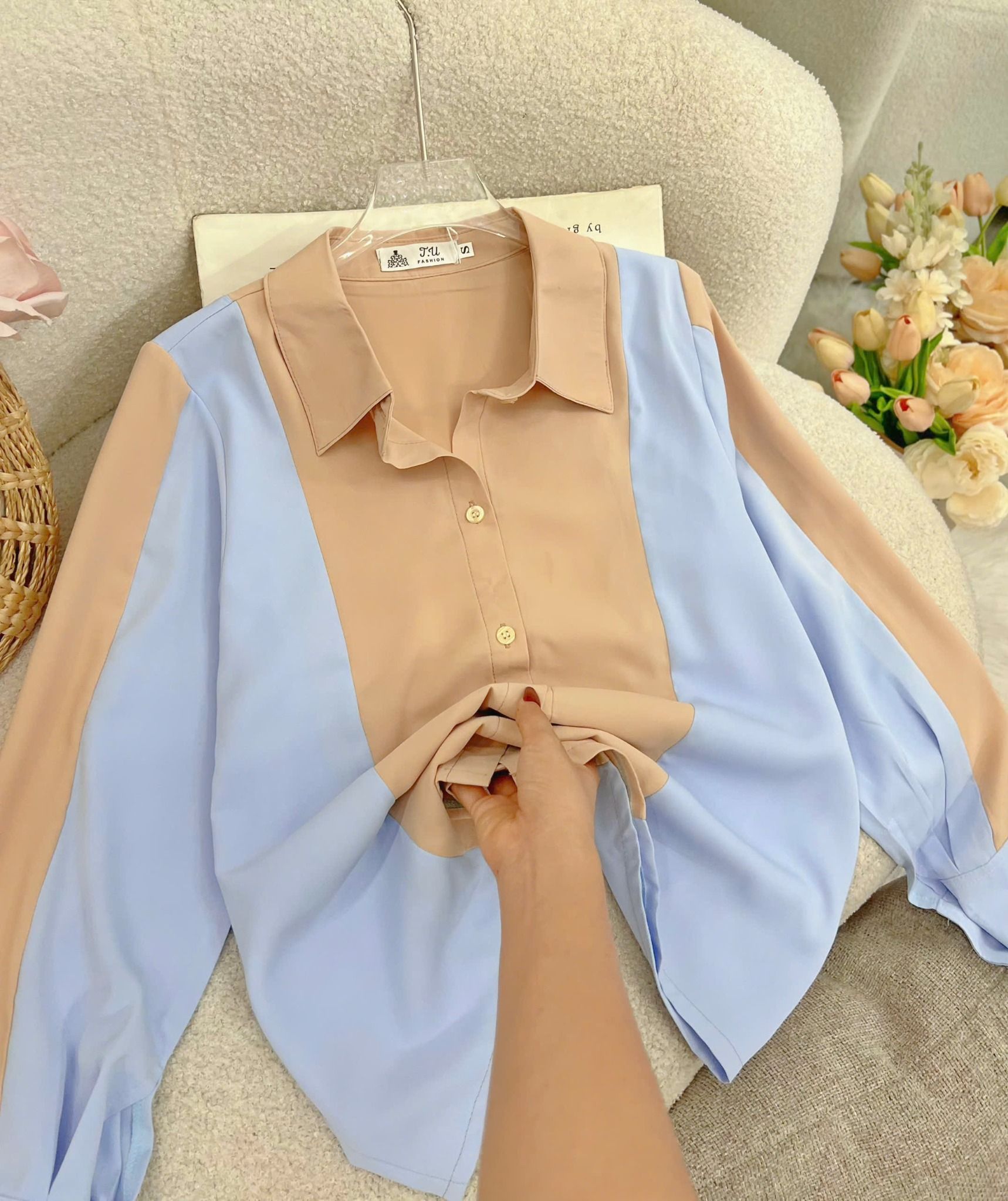 Áo Sơ Mi  Thiết Kế TuTu Store Mã AS392