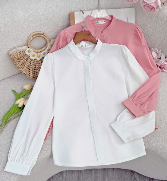 Áo Sơ Mi Cổ Tròn Cotton Xô Phù Hợp Đi Làm Thiết Kế TuTu Store Dành Cho Nữ - Mã AS548