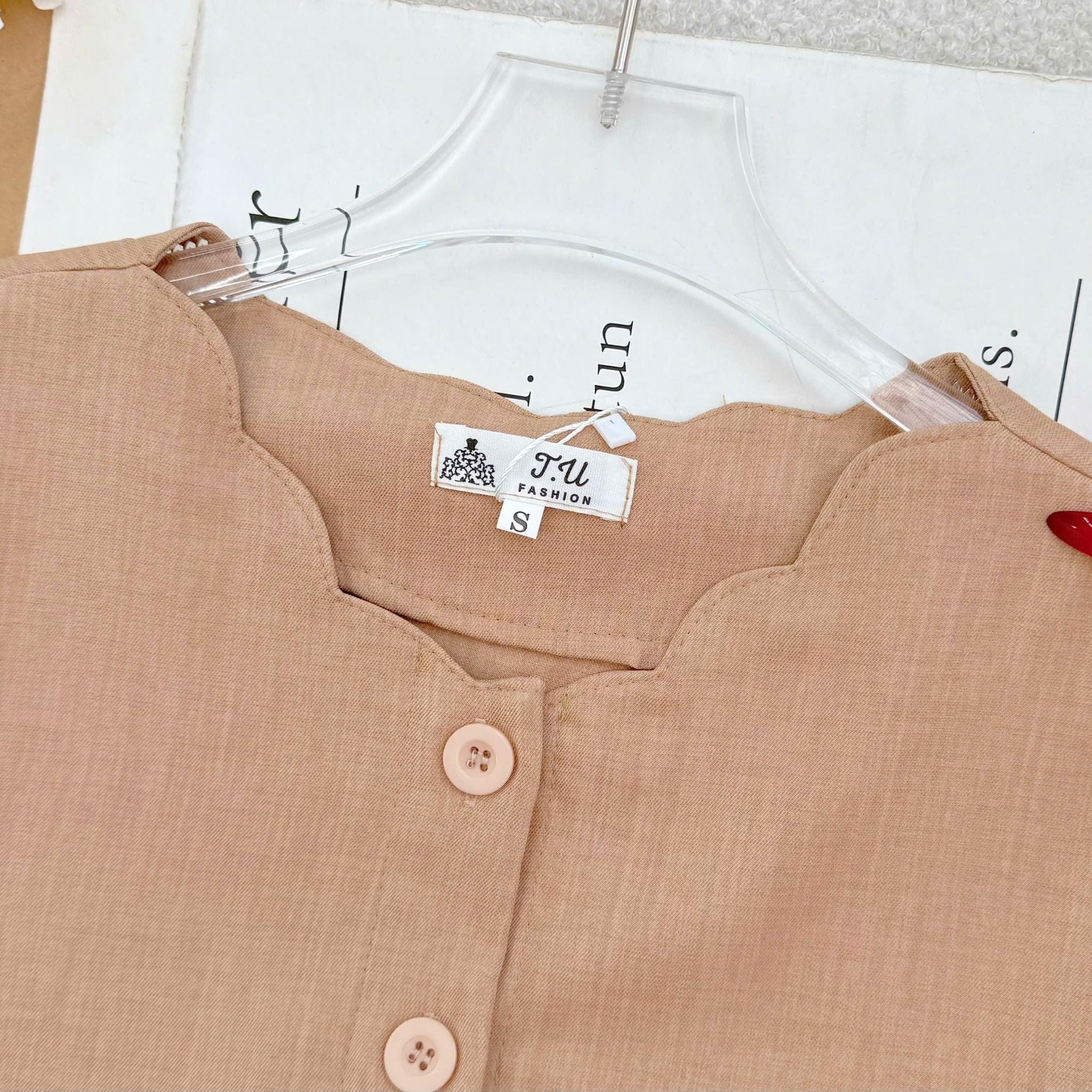 Áo Kaki Wat Ngắn Tay Thiết Kế TuTu Store Phù Hợp Đi Làm Dành Cho Nữ - Mã AS549