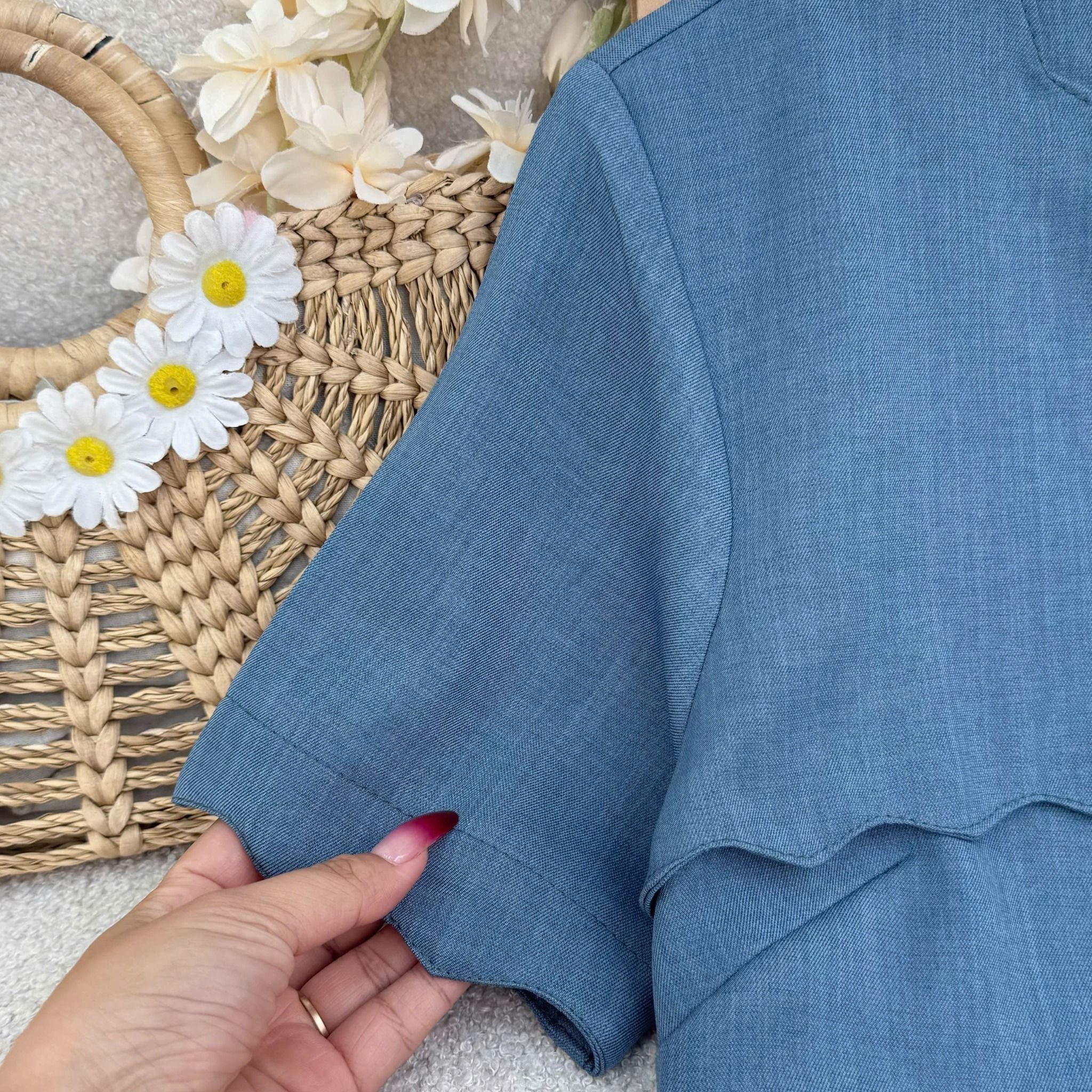 Áo Kaki Wat Ngắn Tay Thiết Kế TuTu Store Phù Hợp Đi Làm Dành Cho Nữ - Mã AS549