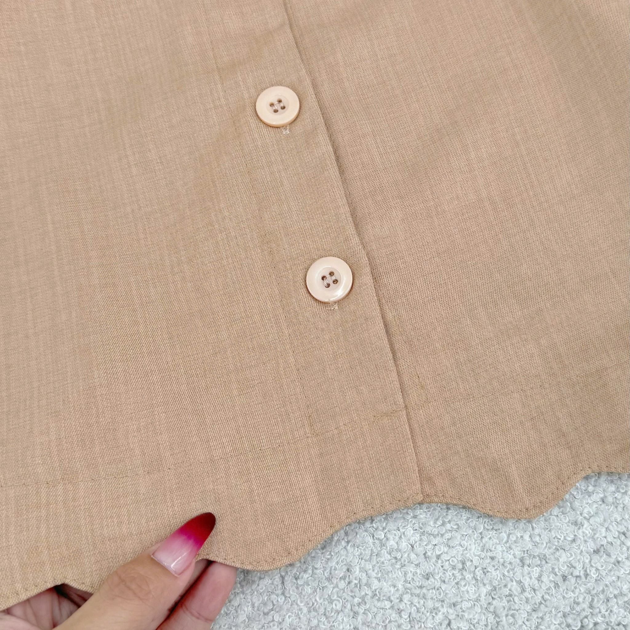 Áo Kaki Wat Ngắn Tay Thiết Kế TuTu Store Phù Hợp Đi Làm Dành Cho Nữ - Mã AS549