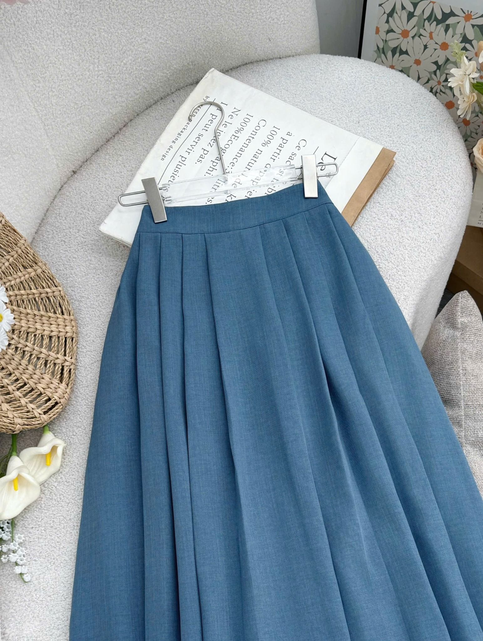 Chân Váy Kaki Wat Xếp Ly Thiết Kế TuTu Store Phù Hợp Đi Làm Dành Cho Nữ - Mã VS549