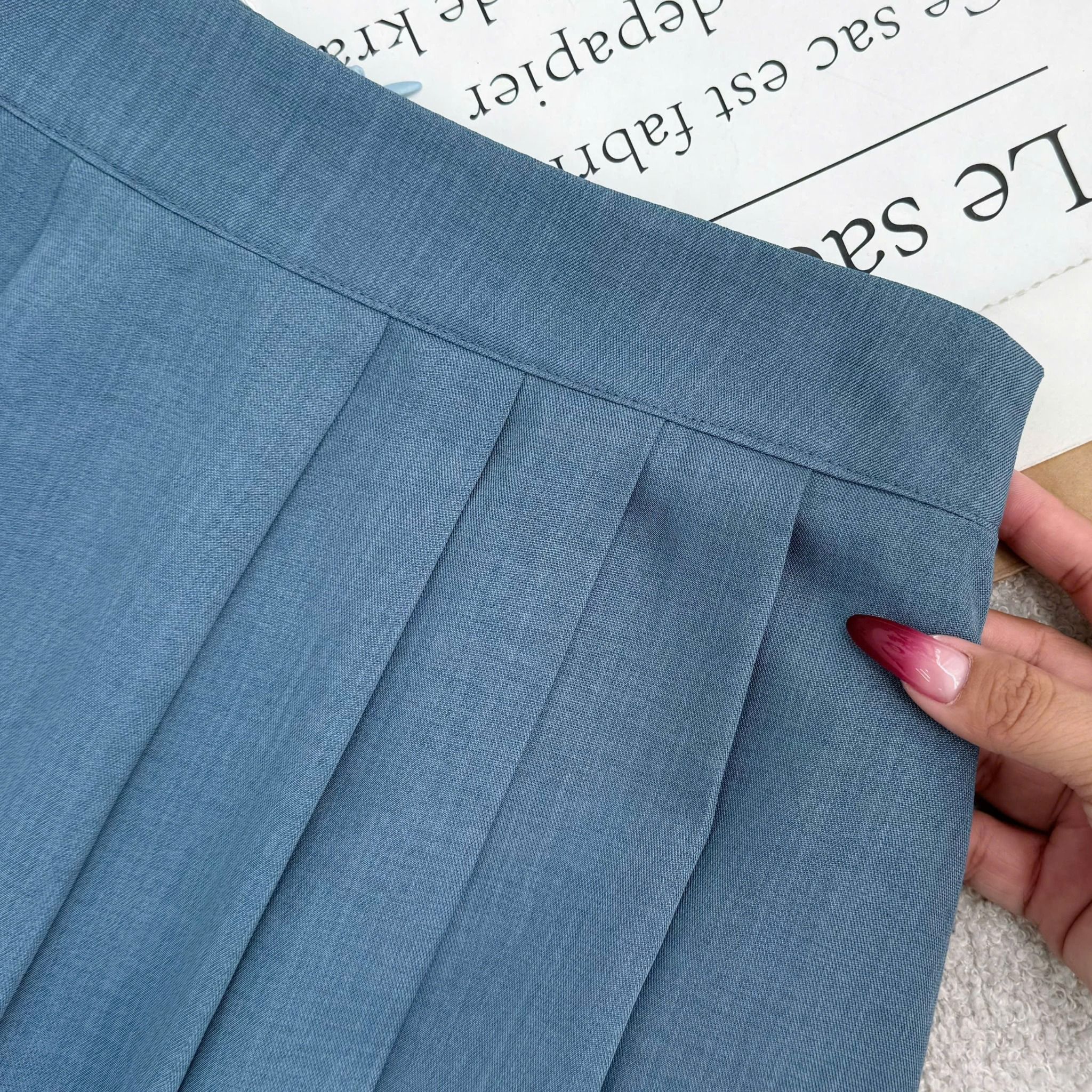 Chân Váy Kaki Wat Xếp Ly Thiết Kế TuTu Store Phù Hợp Đi Làm Dành Cho Nữ - Mã VS549