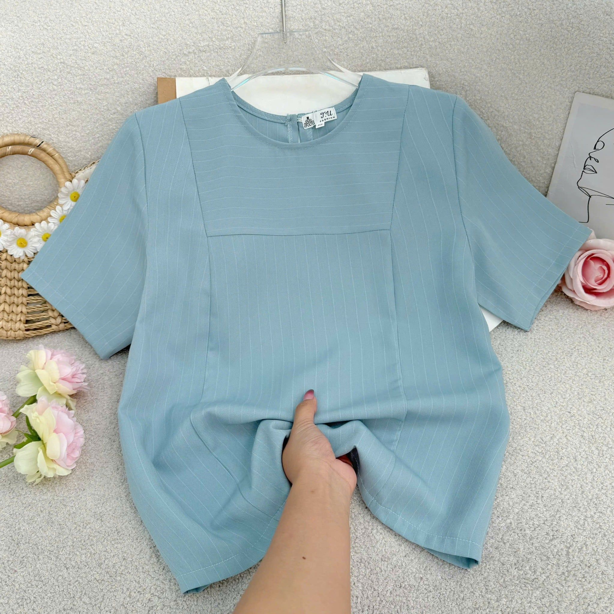 Áo Set Sọc Gân Thái Phù Hợp Đi Chơi Thiết Kế TuTu Store Dành Cho Nữ - Mã AS553