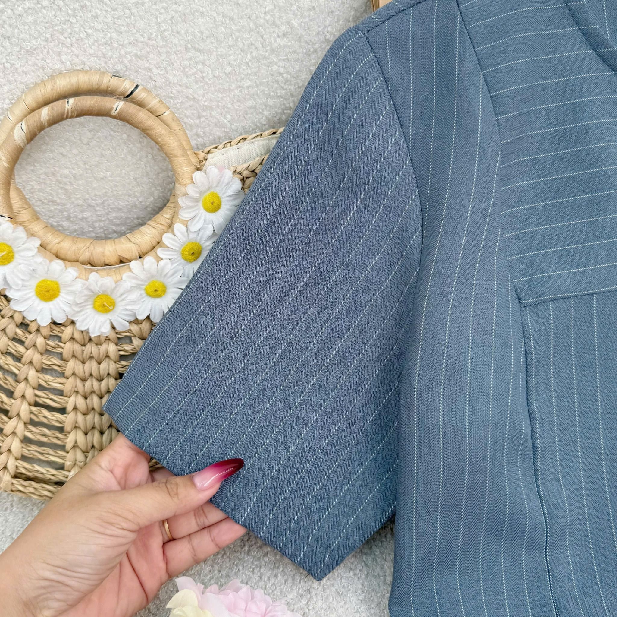 Áo Set Sọc Gân Thái Phù Hợp Đi Chơi Thiết Kế TuTu Store Dành Cho Nữ - Mã AS553