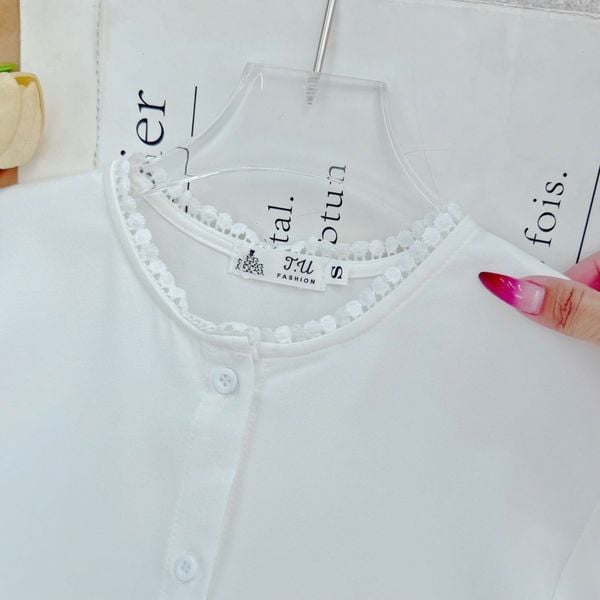 Áo Cotton Gân Tay Bo Chun Phù Hợp Đi Chơi Thiết Kế TuTu Store Dành Cho Nữ -Mã AS562