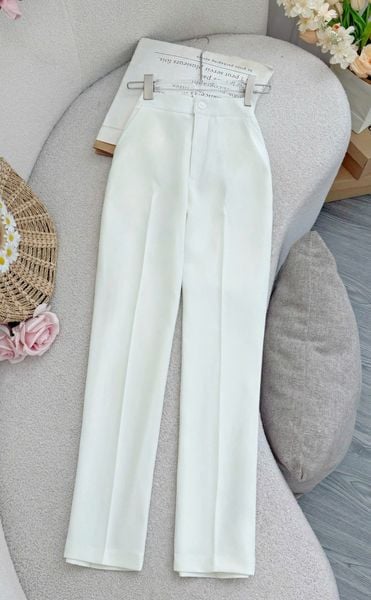 Quần Chéo Nhung Hàn Dáng Suông Thiết Kế TuTu Store Phù Hợp Đi Làm Dành Cho Nữ - Mã QS567
