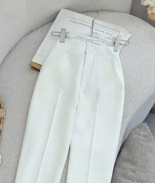Quần Chéo Nhung Hàn Dáng Suông Thiết Kế TuTu Store Phù Hợp Đi Làm Dành Cho Nữ - Mã QS567