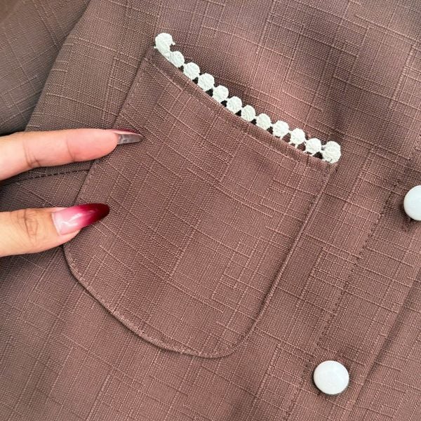 Váy Bố Linen Gân Tiểu Thư Phù Hợp Đi Chơi Thiết Kế TuTu Store Dành Cho Nữ -Mã D1094