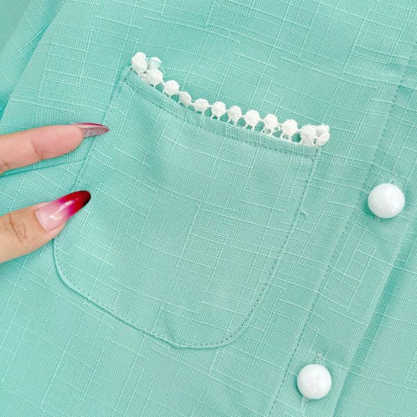 Váy Bố Linen Gân Tiểu Thư Phù Hợp Đi Chơi Thiết Kế TuTu Store Dành Cho Nữ -Mã D1094