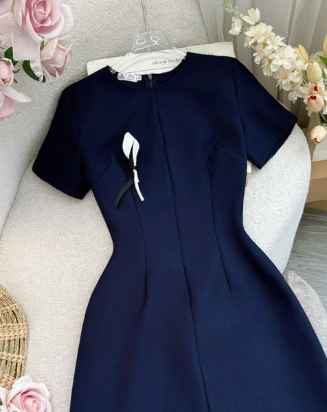 Đầm Bố Thái Thiết Kế TuTu Store Phù Hợp Đi Làm Dành Cho Nữ - Mã D1103
