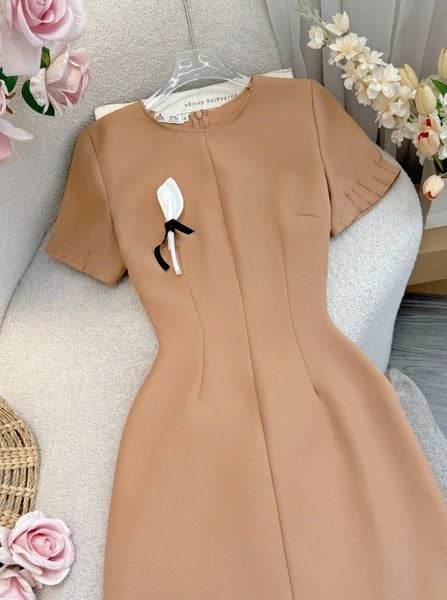 Đầm Bố Thái Thiết Kế TuTu Store Phù Hợp Đi Làm Dành Cho Nữ - Mã D1103