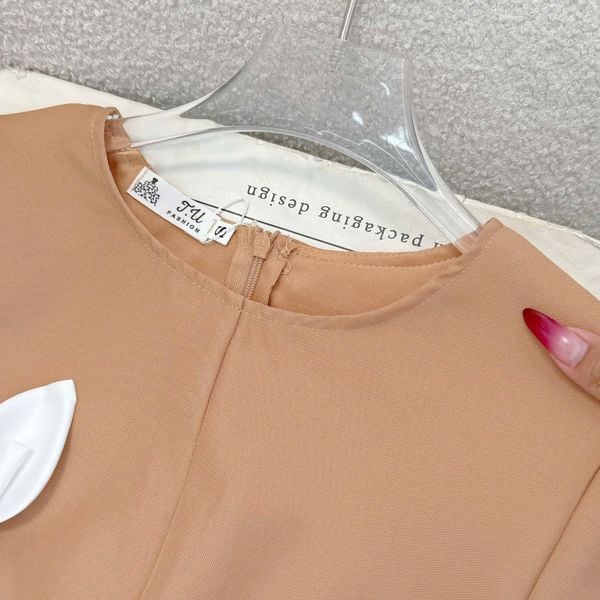 Đầm Bố Thái Thiết Kế TuTu Store Phù Hợp Đi Làm Dành Cho Nữ - Mã D1103