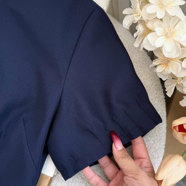 Đầm Bố Thái Thiết Kế TuTu Store Phù Hợp Đi Làm Dành Cho Nữ - Mã D1103
