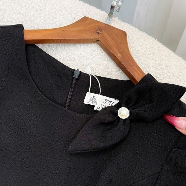 Đầm Linen Gân Thiết Kế TuTu Store Phù Hợp Đi Chơi Dành Cho Nữ - Mã D1133
