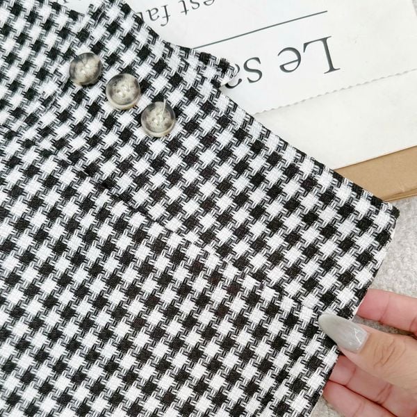 Chân Váy Bố ZicZac Kiểu Tà Phù Hợp Đi Chơi Thiết Kế TuTu Store Dành Cho Nữ -Mã V160