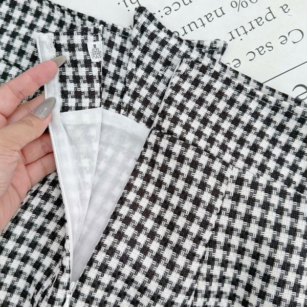 Chân Váy Bố ZicZac Kiểu Tà Phù Hợp Đi Chơi Thiết Kế TuTu Store Dành Cho Nữ -Mã V160