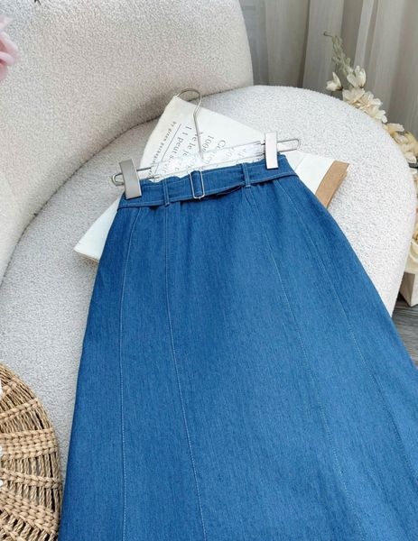 Chân Váy Jean Thun Có Khóa Kéo Phù Hợp Đi Chơi Thiết Kế TuTu Store Dành Cho Nữ -Mã VS542