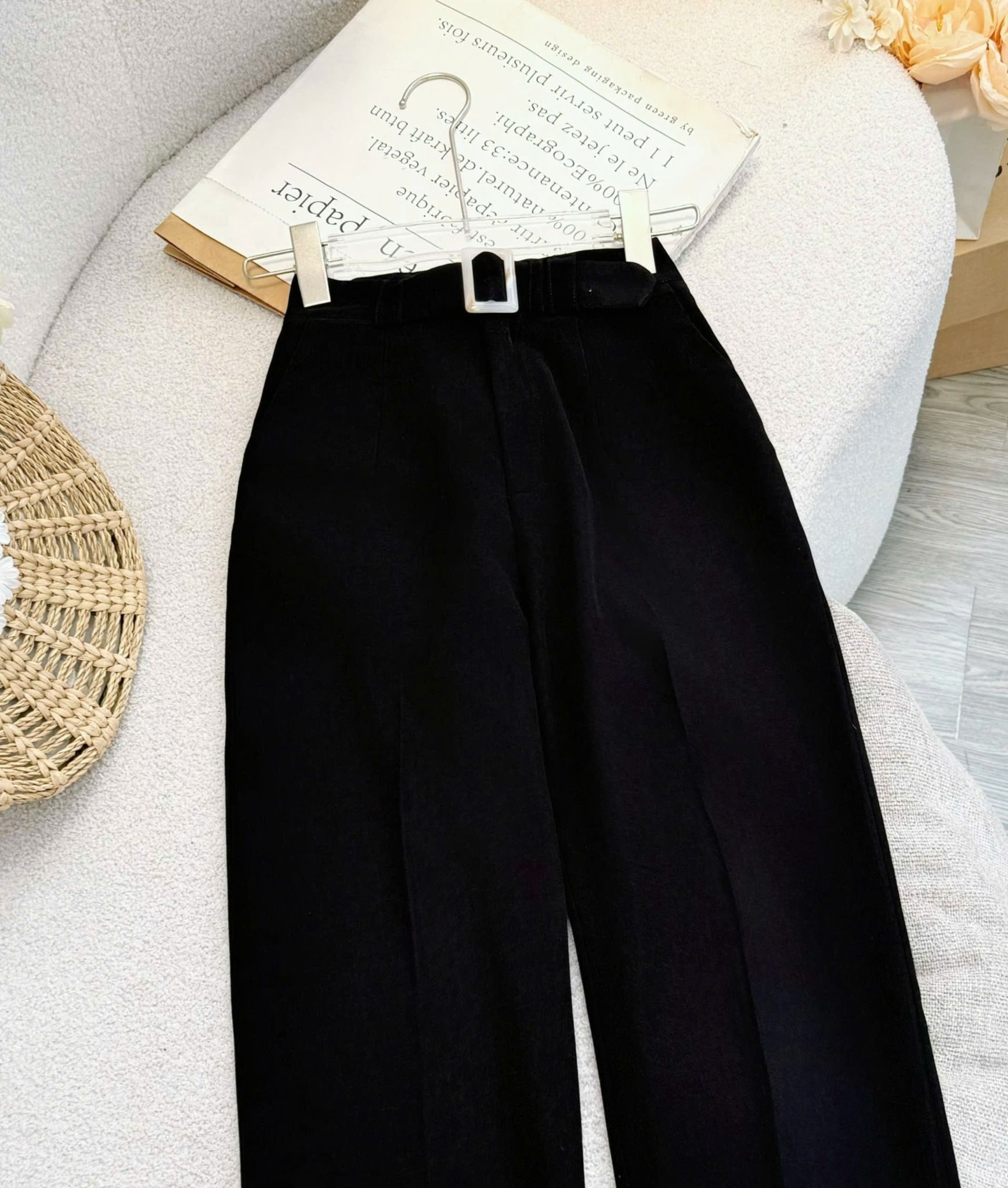 Quần Kaki Nhung Thiết Kế TuTu Store Phù Hợp Đi Làm Dành Cho Nữ - Mã Q134
