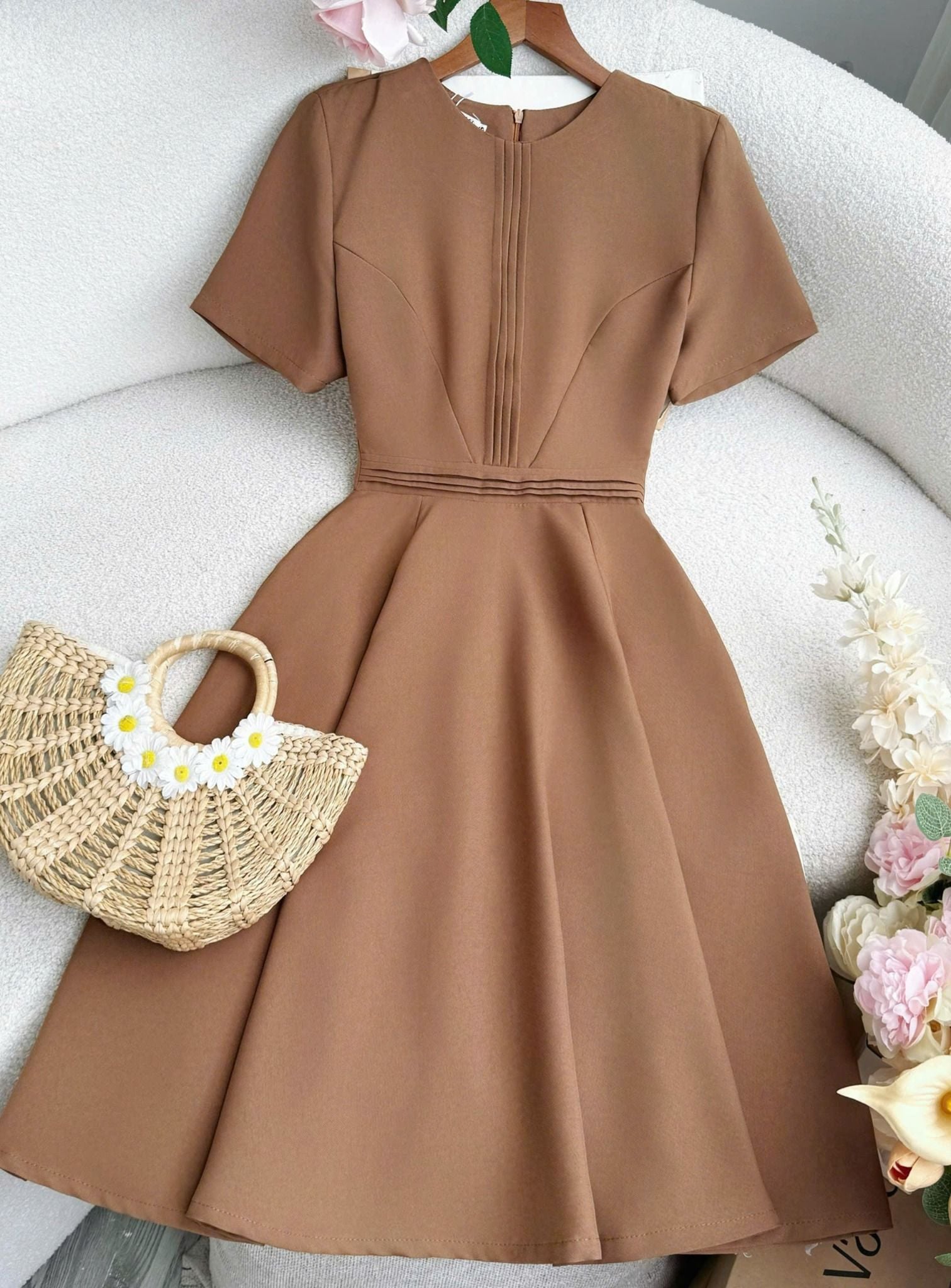 Đầm Cotton Mịn Thiết Kế TuTu Store Phù Hợp Đi Chơi Dành Cho Nữ - Mã D1253