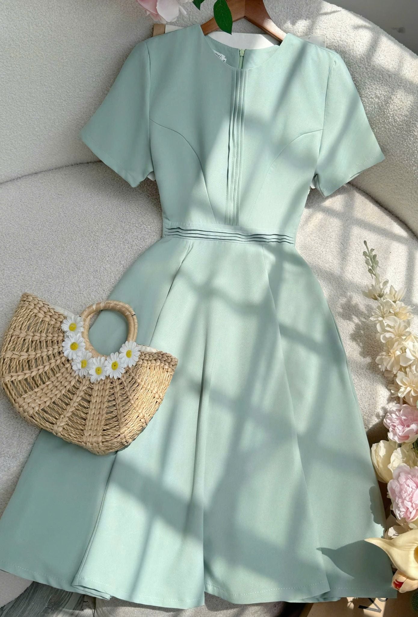 Đầm Cotton Mịn Thiết Kế TuTu Store Phù Hợp Đi Chơi Dành Cho Nữ - Mã D1253