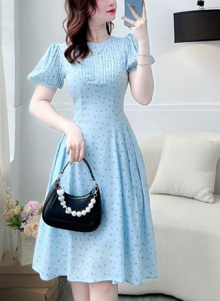 Đầm Hoa Xinh Thiết Kế TutuStore - Mã D570