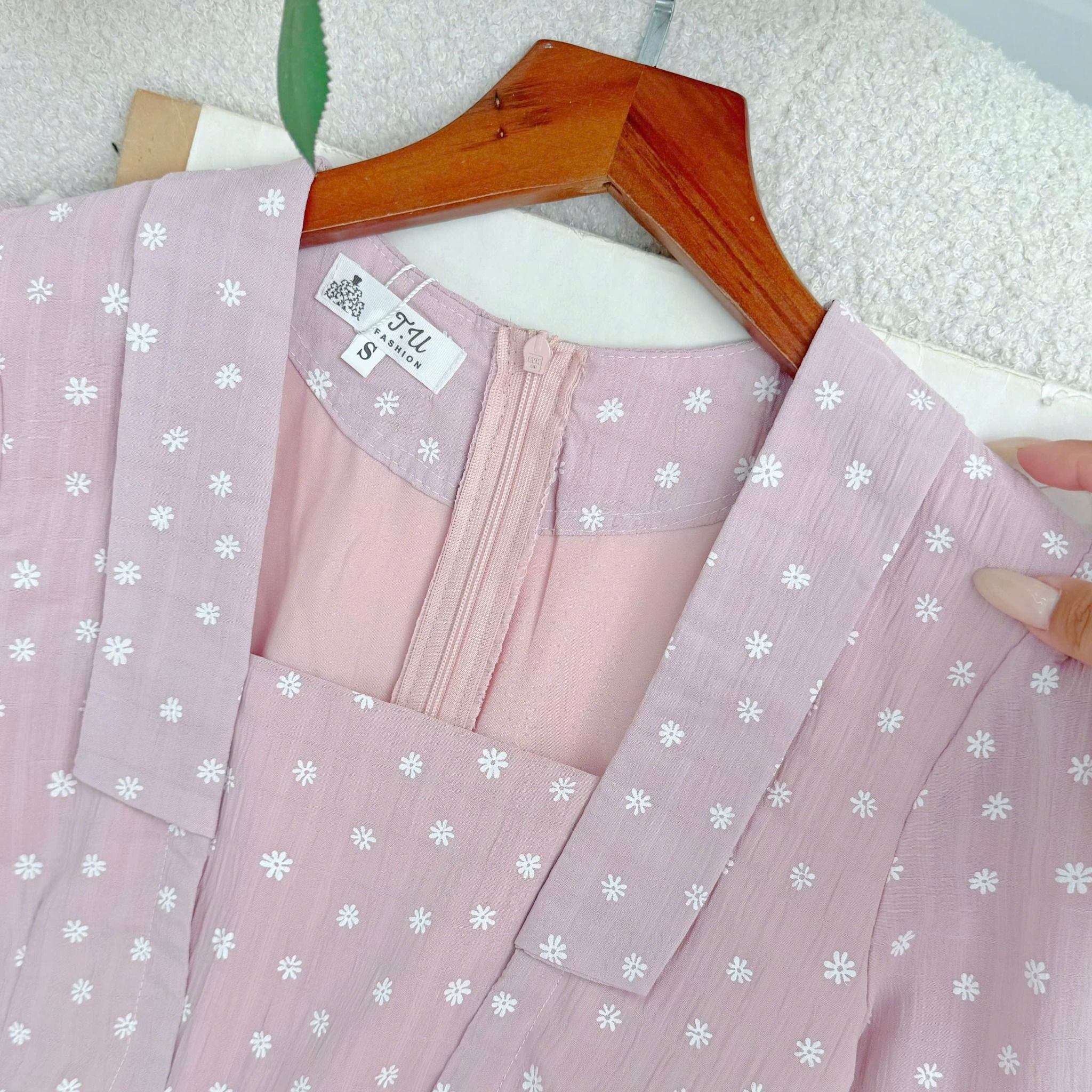 Đầm Voan Caro Thiết Kế TuTu Store Phù Hợp Đi Chơi Dành Cho Nữ - Mã D1252