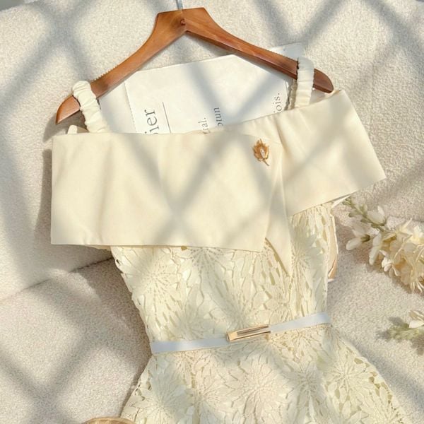 Đầm Ren Cotton Thiết Kế TuTu Store Phù Hợp Đi Chơi Dành Cho Nữ - Mã D1271