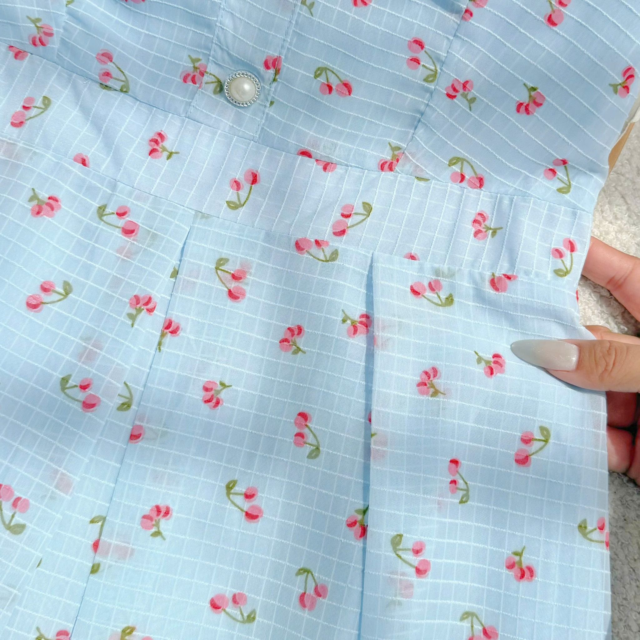 Đầm Voan Gân Thiết Kế TuTu Store Phù Hợp Đi Làm Dành Cho Nữ - Mã D1279