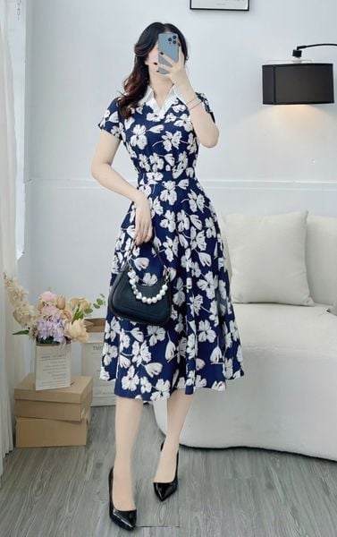Đầm Lụa Mango Thiết Kế TuTu Store Phù Hợp Đi Làm Dành Cho Nữ - Mã D1275