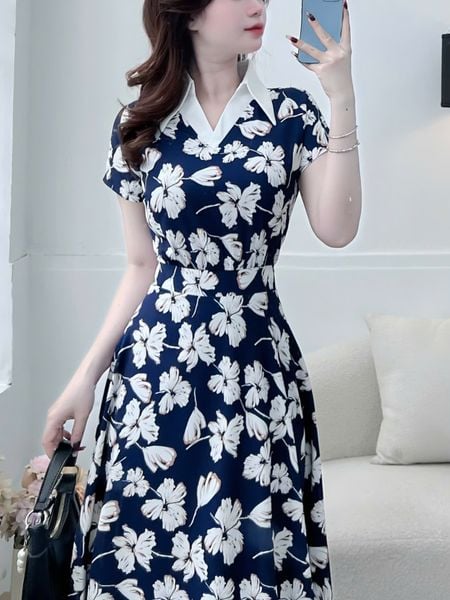 Đầm Lụa Mango Thiết Kế TuTu Store Phù Hợp Đi Làm Dành Cho Nữ - Mã D1275