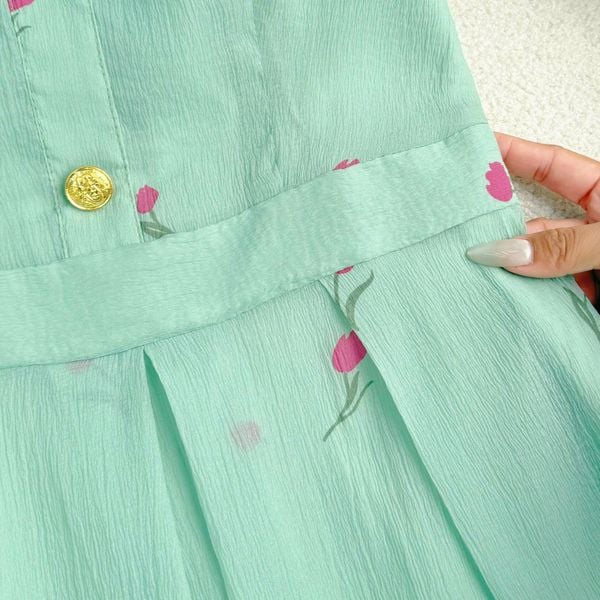 Đầm Tơ Nén Thiết Kế TuTu Store Phù Hợp Đi Chơi Dành Cho Nữ - Mã D1289