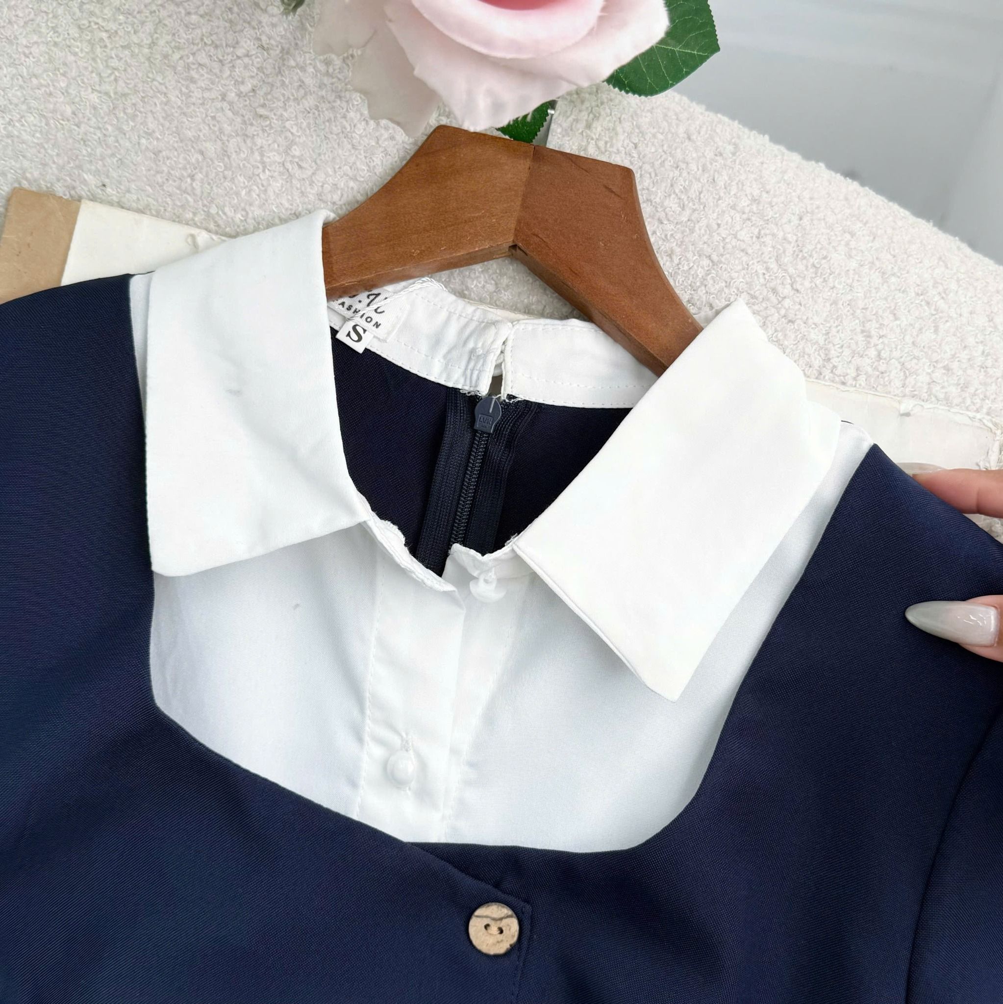 Đầm Cotton Mịn Thiết Kế TuTu Store Phù Hợp Đi Làm Dành Cho Nữ - Mã D1285